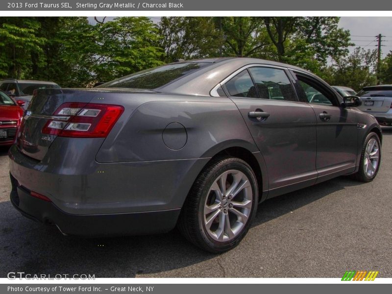 Sterling Gray Metallic / Charcoal Black 2013 Ford Taurus SEL