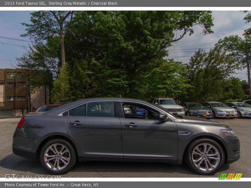 Sterling Gray Metallic / Charcoal Black 2013 Ford Taurus SEL