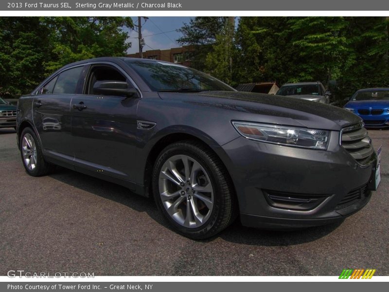 Sterling Gray Metallic / Charcoal Black 2013 Ford Taurus SEL