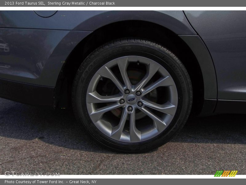 Sterling Gray Metallic / Charcoal Black 2013 Ford Taurus SEL