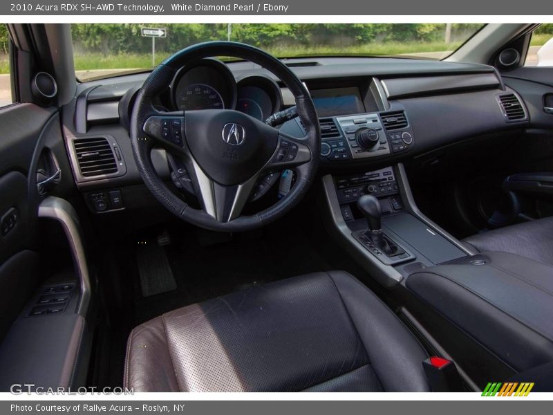 White Diamond Pearl / Ebony 2010 Acura RDX SH-AWD Technology