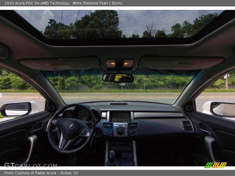 White Diamond Pearl / Ebony 2010 Acura RDX SH-AWD Technology