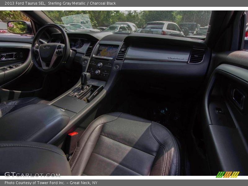 Sterling Gray Metallic / Charcoal Black 2013 Ford Taurus SEL