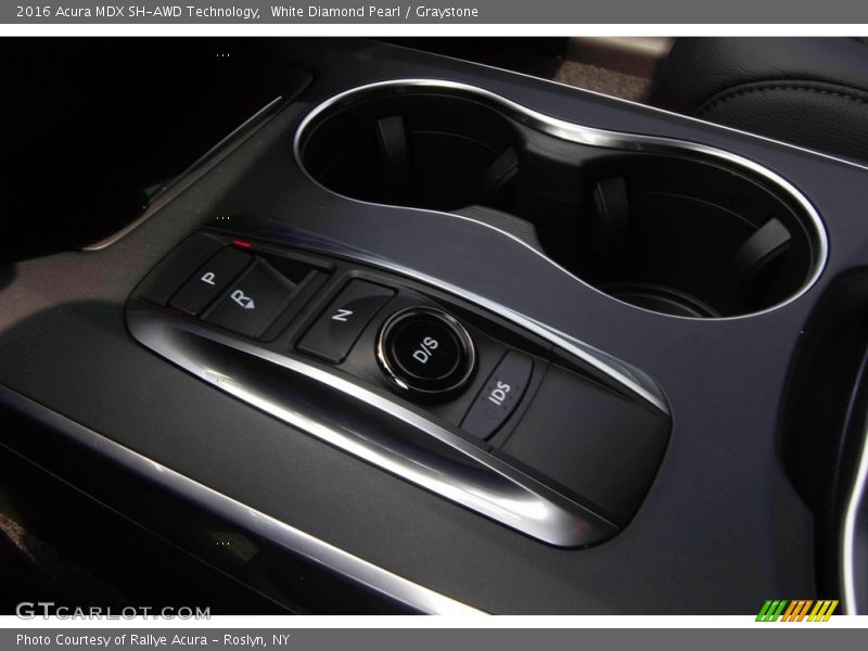 White Diamond Pearl / Graystone 2016 Acura MDX SH-AWD Technology