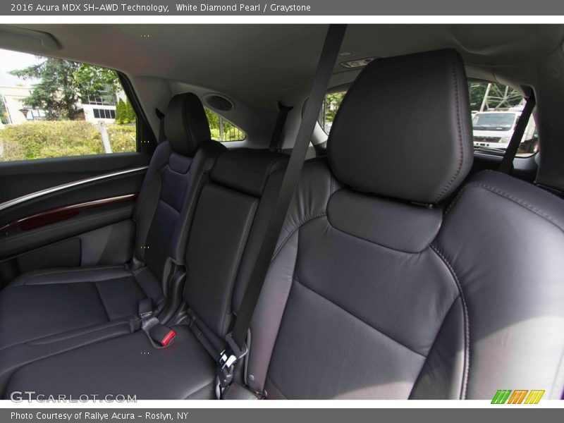 White Diamond Pearl / Graystone 2016 Acura MDX SH-AWD Technology