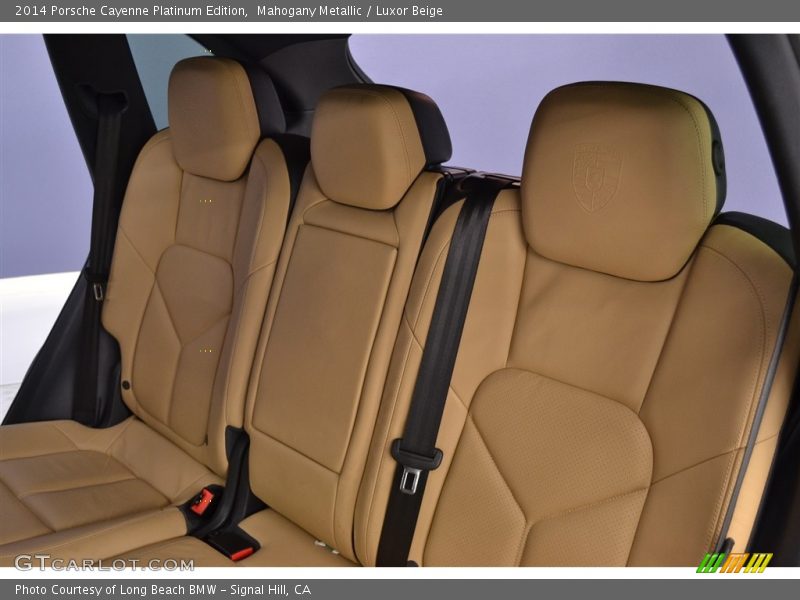 Mahogany Metallic / Luxor Beige 2014 Porsche Cayenne Platinum Edition