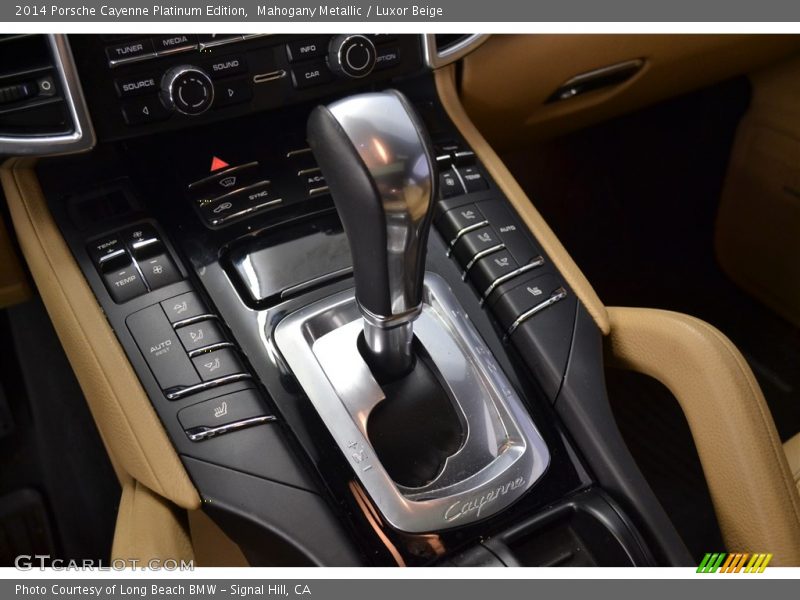 Mahogany Metallic / Luxor Beige 2014 Porsche Cayenne Platinum Edition