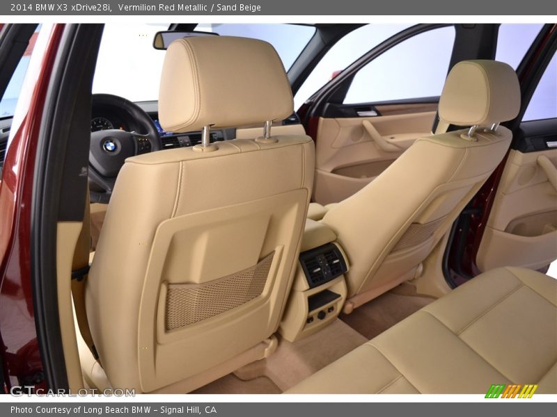 Vermilion Red Metallic / Sand Beige 2014 BMW X3 xDrive28i