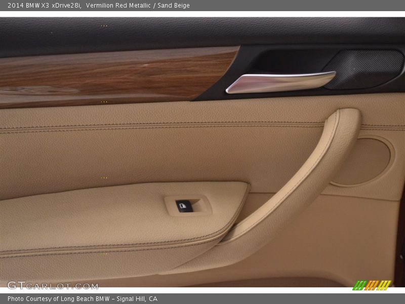 Vermilion Red Metallic / Sand Beige 2014 BMW X3 xDrive28i