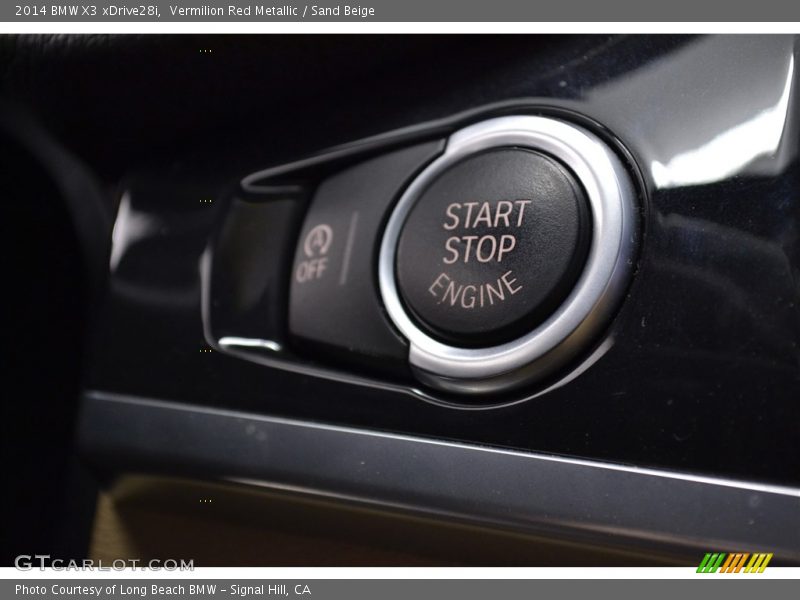 Vermilion Red Metallic / Sand Beige 2014 BMW X3 xDrive28i