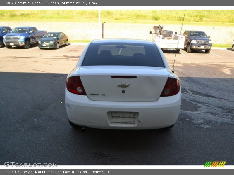 Summit White / Gray 2007 Chevrolet Cobalt LS Sedan