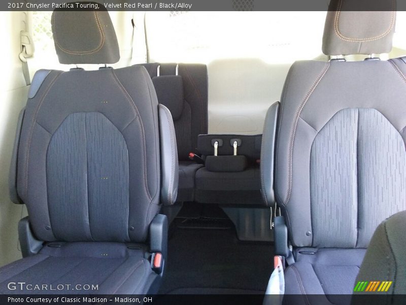 Velvet Red Pearl / Black/Alloy 2017 Chrysler Pacifica Touring