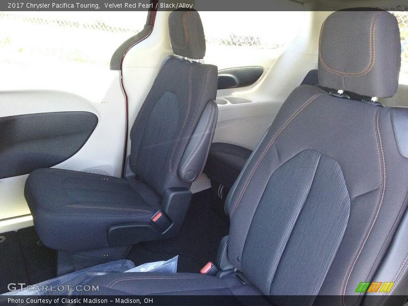 Velvet Red Pearl / Black/Alloy 2017 Chrysler Pacifica Touring