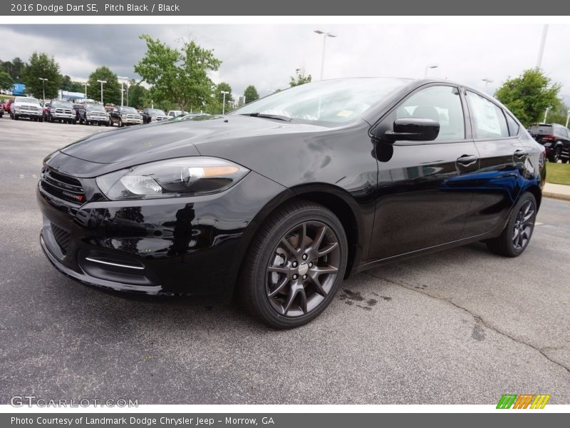 Pitch Black / Black 2016 Dodge Dart SE
