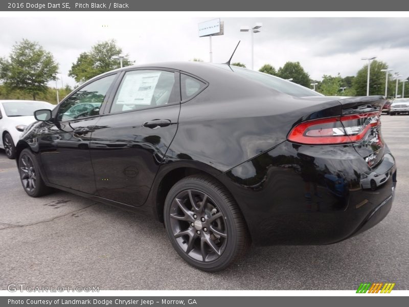 Pitch Black / Black 2016 Dodge Dart SE
