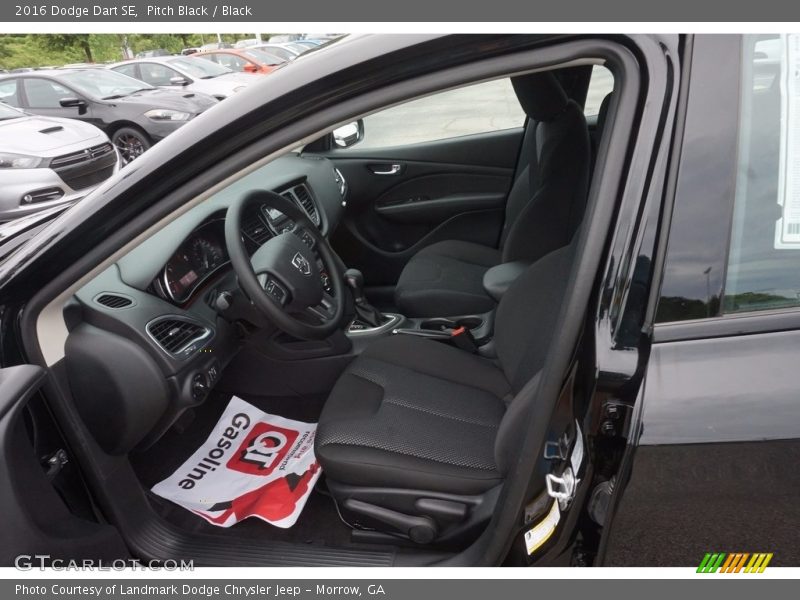 Pitch Black / Black 2016 Dodge Dart SE
