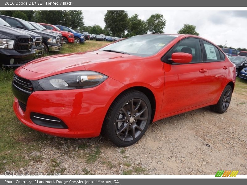 TorRed / Black 2016 Dodge Dart SE