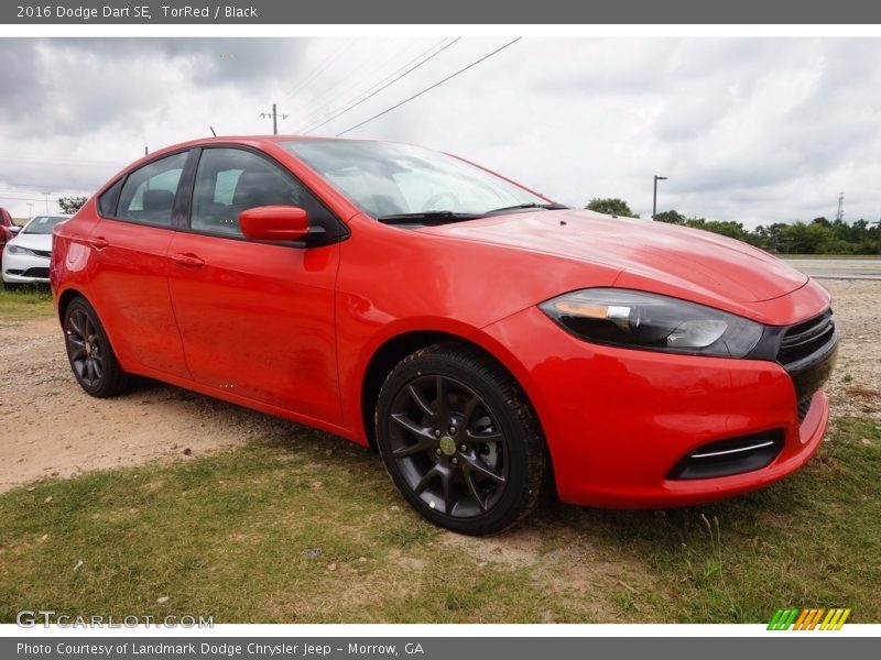 TorRed / Black 2016 Dodge Dart SE