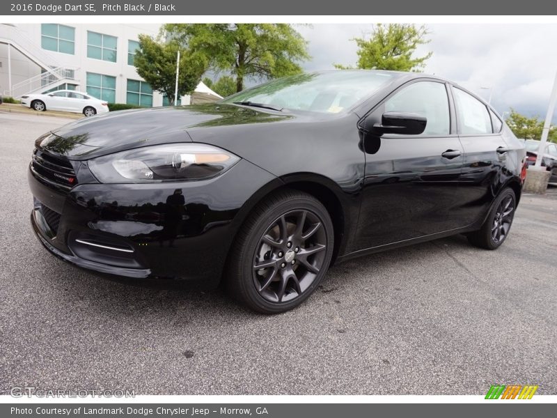 Pitch Black / Black 2016 Dodge Dart SE