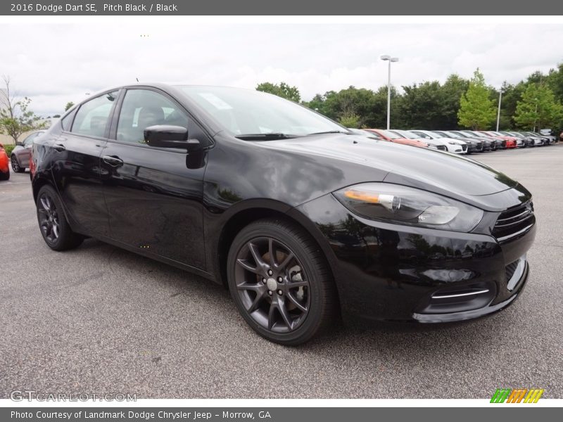 Pitch Black / Black 2016 Dodge Dart SE