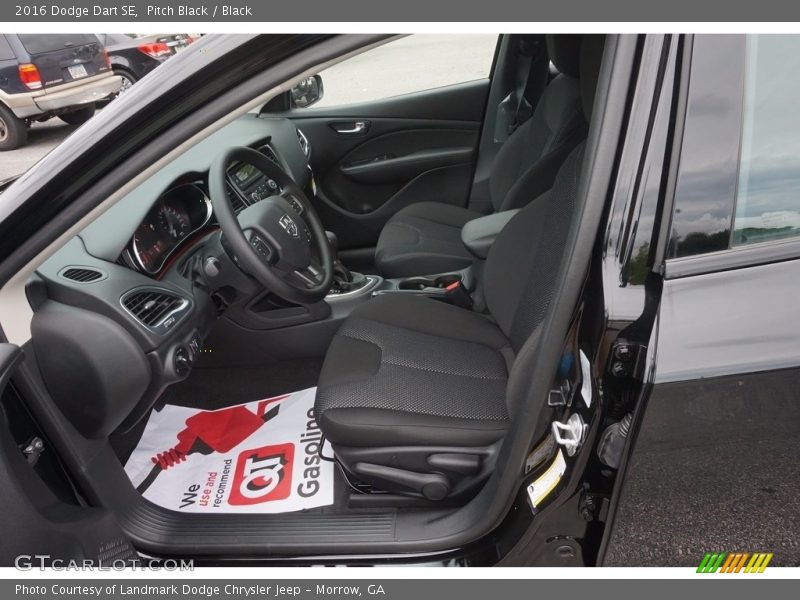 Pitch Black / Black 2016 Dodge Dart SE