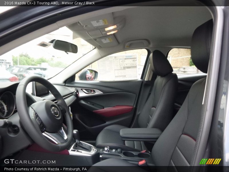 Meteor Gray / Black 2016 Mazda CX-3 Touring AWD