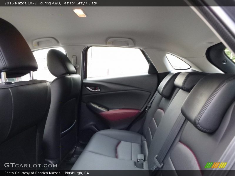 Meteor Gray / Black 2016 Mazda CX-3 Touring AWD