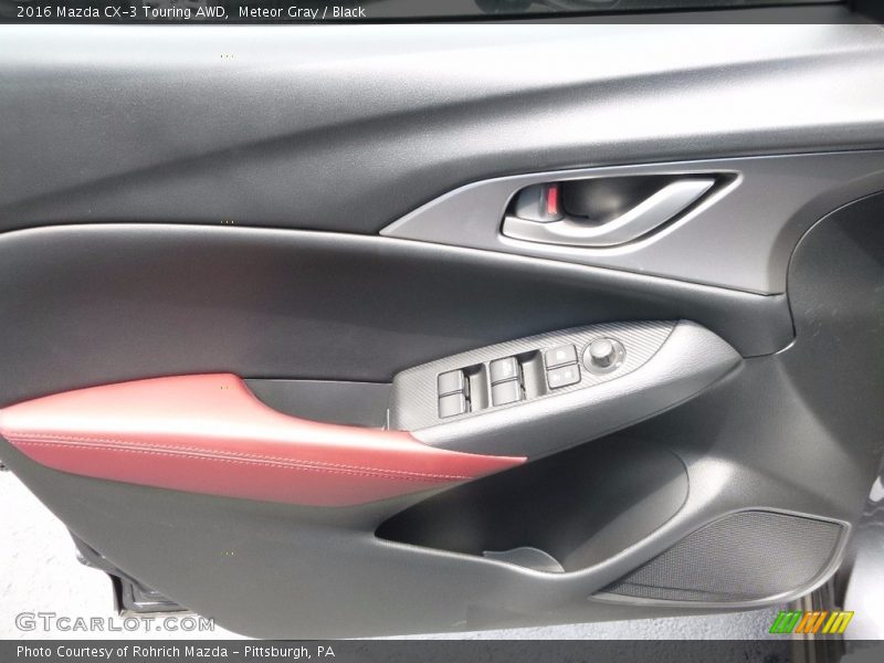 Meteor Gray / Black 2016 Mazda CX-3 Touring AWD