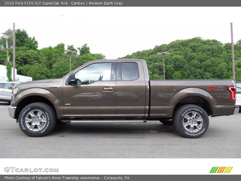 Caribou / Medium Earth Gray 2016 Ford F150 XLT SuperCab 4x4