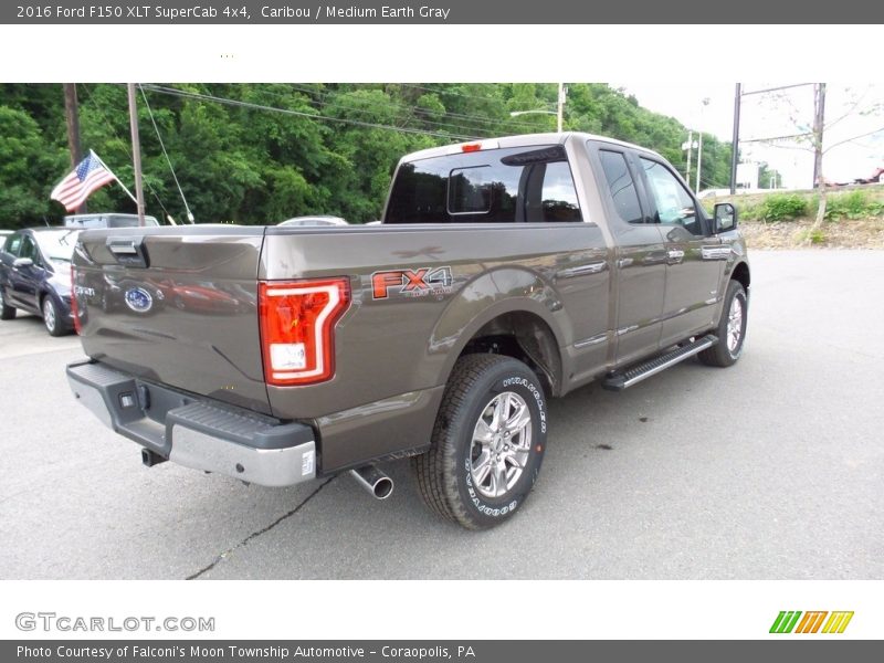 Caribou / Medium Earth Gray 2016 Ford F150 XLT SuperCab 4x4