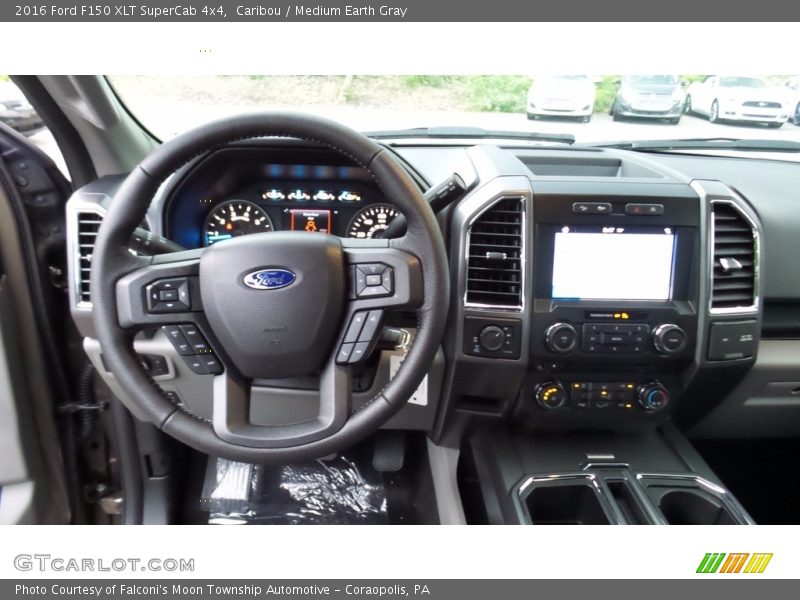 Caribou / Medium Earth Gray 2016 Ford F150 XLT SuperCab 4x4