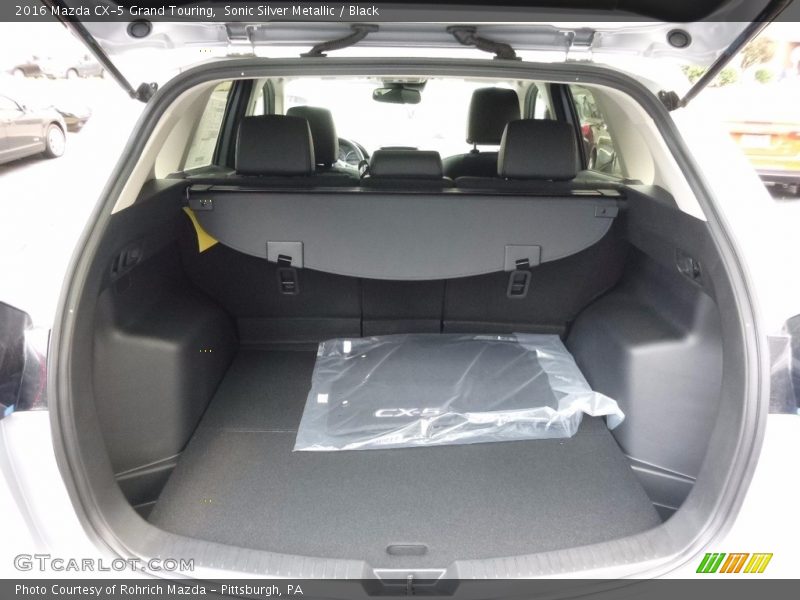 Sonic Silver Metallic / Black 2016 Mazda CX-5 Grand Touring