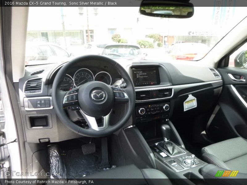 Sonic Silver Metallic / Black 2016 Mazda CX-5 Grand Touring