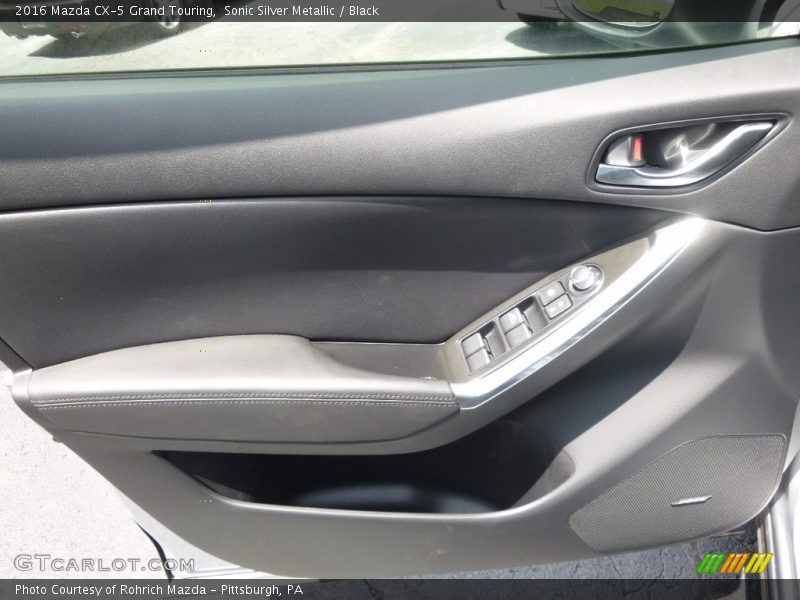 Sonic Silver Metallic / Black 2016 Mazda CX-5 Grand Touring