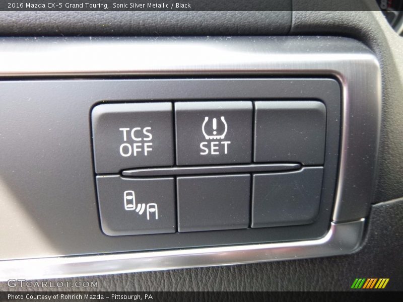 Sonic Silver Metallic / Black 2016 Mazda CX-5 Grand Touring