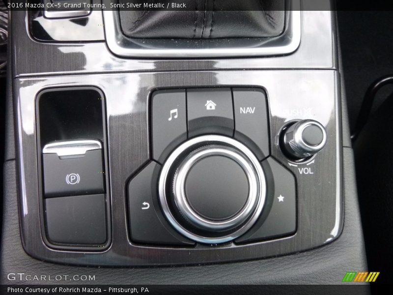 Sonic Silver Metallic / Black 2016 Mazda CX-5 Grand Touring