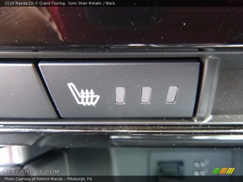 Sonic Silver Metallic / Black 2016 Mazda CX-5 Grand Touring