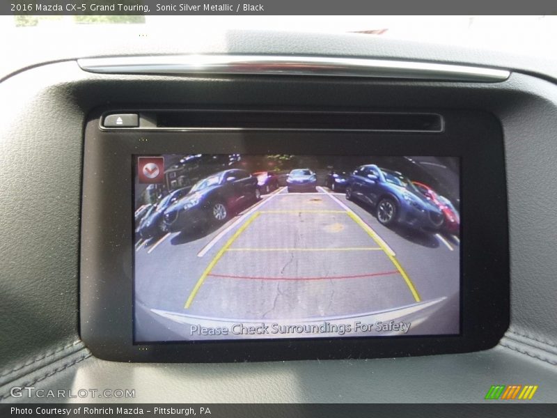 Sonic Silver Metallic / Black 2016 Mazda CX-5 Grand Touring