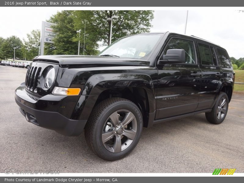 Black / Dark Slate Gray 2016 Jeep Patriot Sport