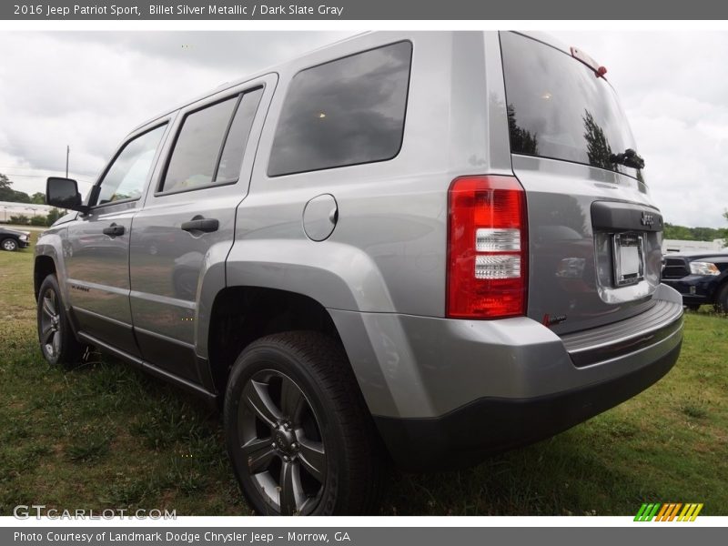 Billet Silver Metallic / Dark Slate Gray 2016 Jeep Patriot Sport