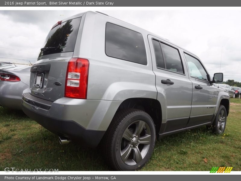 Billet Silver Metallic / Dark Slate Gray 2016 Jeep Patriot Sport