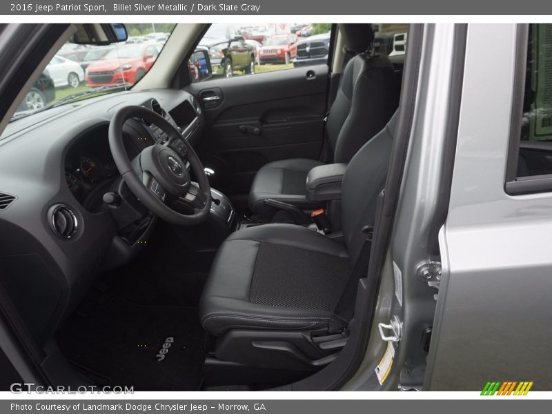 Billet Silver Metallic / Dark Slate Gray 2016 Jeep Patriot Sport