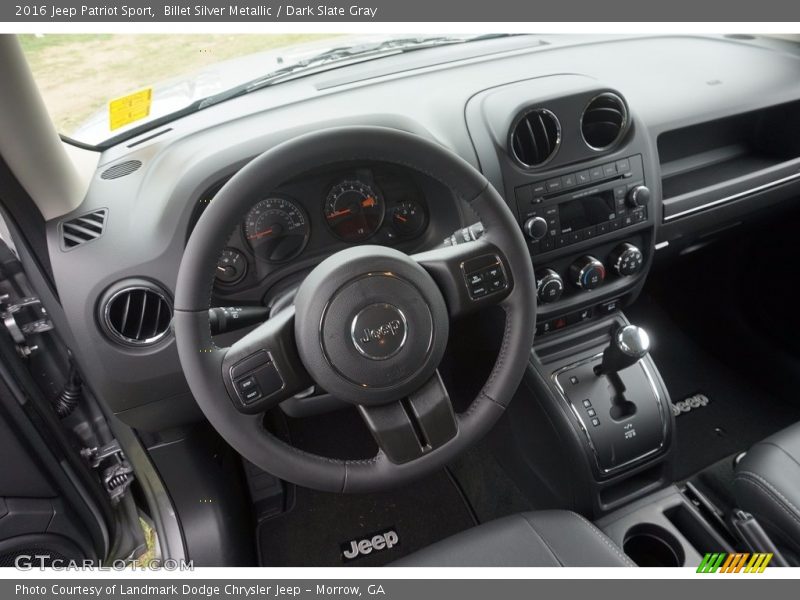 Billet Silver Metallic / Dark Slate Gray 2016 Jeep Patriot Sport