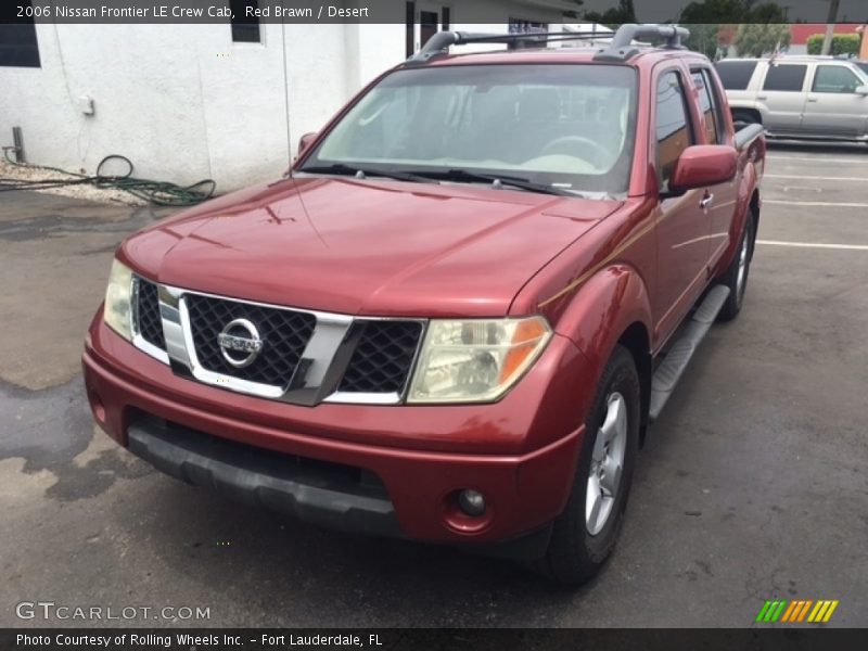 Red Brawn / Desert 2006 Nissan Frontier LE Crew Cab