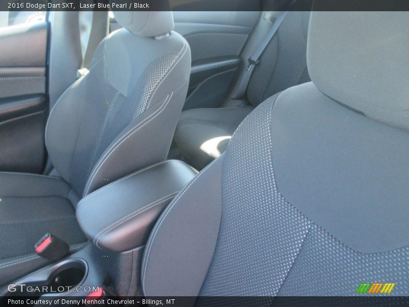 Laser Blue Pearl / Black 2016 Dodge Dart SXT