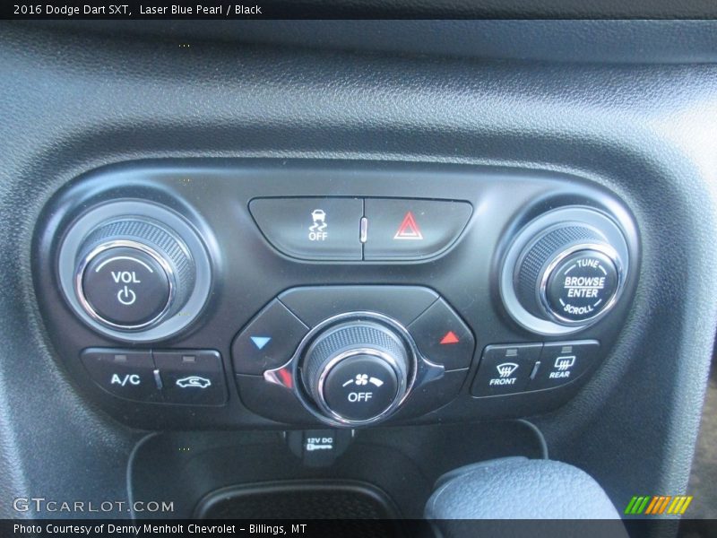 Laser Blue Pearl / Black 2016 Dodge Dart SXT