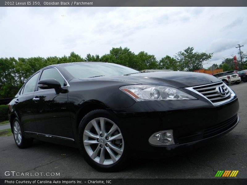 Obsidian Black / Parchment 2012 Lexus ES 350
