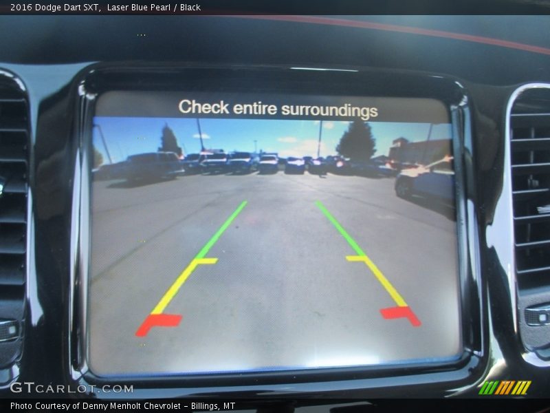 Laser Blue Pearl / Black 2016 Dodge Dart SXT