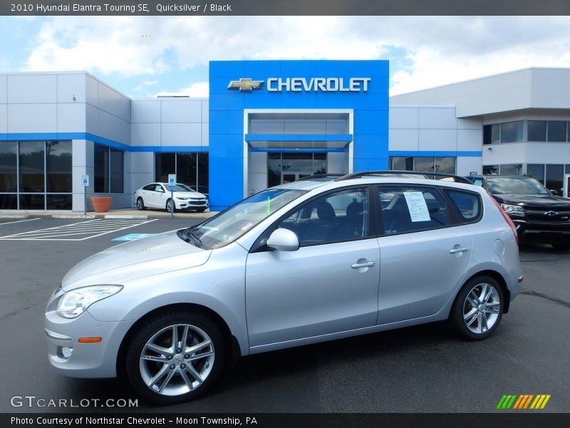 Quicksilver / Black 2010 Hyundai Elantra Touring SE