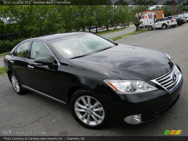 Obsidian Black / Parchment 2012 Lexus ES 350